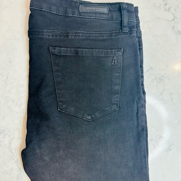 Articles of Society Jet Black High Rise Skinny Jeans Jeggings sz 32 Women’s 14 - Picture 6 of 9